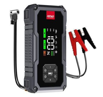 Jump startér 4V1 booster, kompresor, LED svítilna, 12V 7,2Ah 600A PRO