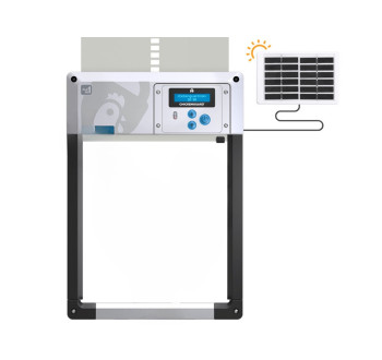 komplet automatickeho otevirani a zavirani kurniku chicken guard all in one solar 1