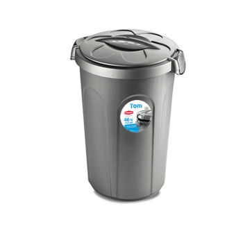 box na granule pro psy a kocky stefanplast tom 46l stribrny 1