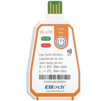 Teploměr Elitech RC-17-N (NFC) - USB Datalogger