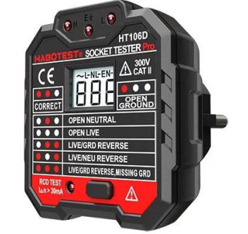 Tester zásuvek 230V HT106D