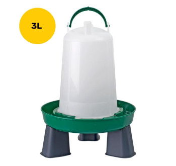 Bajonetová napáječka pro drůbež s nožičkami - 3 L
