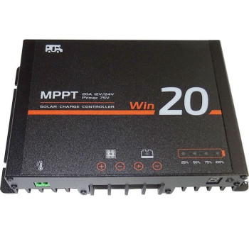 Solární regulátor MPPT Lumiax Win2075-K, 12-24V/20A, bluetooth