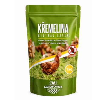 Obohacená křemelina pro drůbež 1 kg - AGF Galimite Layer