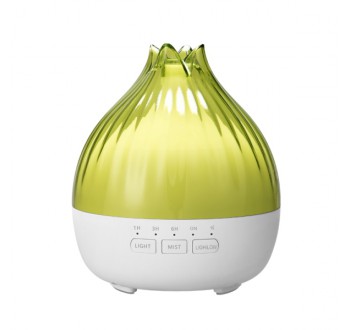 Hütermann S01 aroma difuzér zelená-bílá 350 ml - ultrazvukový, 7 barev LED, dálkové ovládání