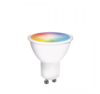 Chytrá WiFi žárovka LED GU10 5W RGB SOLIGHT WZ326