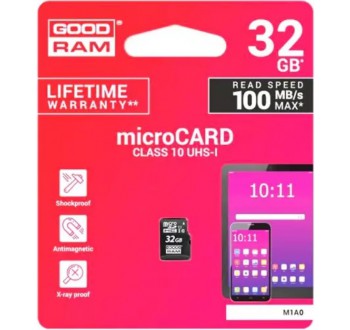 Karta paměťová GOODRAM micro SD 32 GB