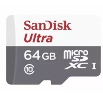 Paměťová karta SANDISK SDSQUNS-064G-GN3MN micro SDHC 64GB CL10 s adaptérem