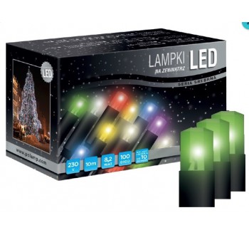 LED osvětlení univerzální - klasická, zelená, 10 m