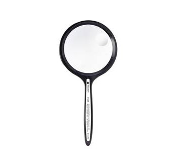 TOOLCRAFT 1311517 ruční lupa zvětšení: 2.5 x, 5 x Velikost objektivu: (Ø) 50 mm