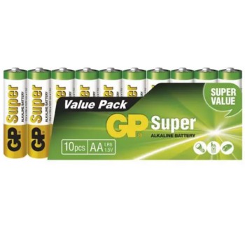 Baterie AA (R6) alkalická GP Super Alkaline 10ks