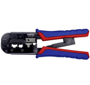 Knipex Netzwerk Werkzeug 97 51 10 krimpovací kleště modulární zástrčky (zástrčky Western) , RJ11, RJ12, RJ45