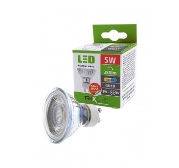 LED žárovka Trixline 5W, 4200K, GU10 neutrální bílá