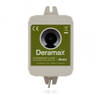 Deramax®-Aves - Ultrazvukový plašič (odpuzovač) ptáků - 5 let záruka