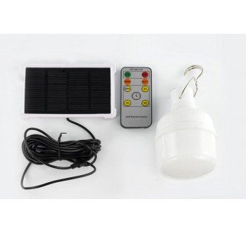 OXE ZS 1202 - Chytrá žárovka se solárním panelem a ovladačem