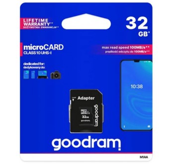 Karta paměťová GOODRAM microSD 32 GB UHS-I s adaptérem
