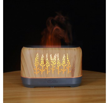 Hütermann flame aroma difusér s efektem plamene- Světlé dřevo