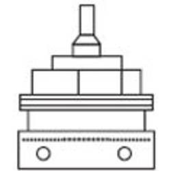 mosazný adaptér termostatického ventilu Danfoss RAVL 700099 vhodný pro topné těleso Danfoss RAVL, 25,5 mm se 4 vroubky