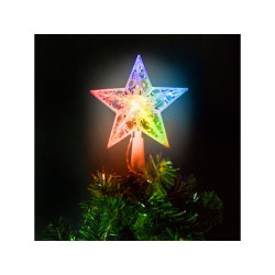 Dekorace vánoční FAMILY 58034 hvězda na špici stromku