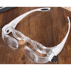 Zvětšovací brýle s lupou, zvětšení 2-4x
