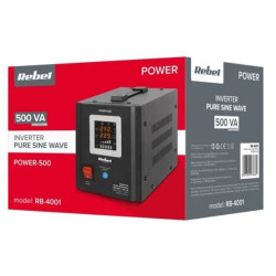 Zdroj záložní REBEL POWER-500 12V/230V 500VA 300W