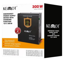 Zdroj záložní KEMOT PROsinus 300W 12V nástěnný