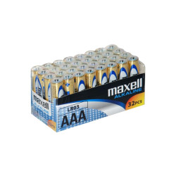 Baterie AAA (R03) alkalická MAXELL Power 32ks