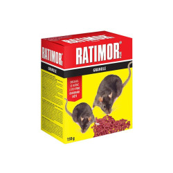 Nástraha proti myším, krysám a potkanům RATIMOR Plus 150g granule/krabička (UNI51490)