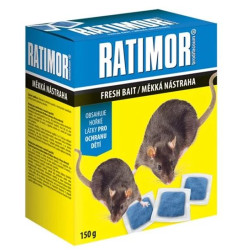 Nástraha proti myším, krysám a potkanům AGROBIO Ratimor 150g (UNI52716)
