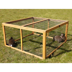 Vybeh pro kraliky morcata a jine hlodavce KERBL 116x116x58cm 02