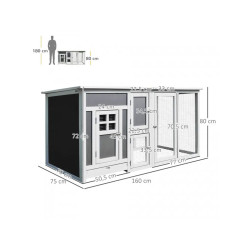 kurnik pro slepice pawhut d51 104 8