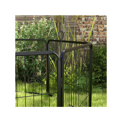 4128 vybeh pro psy a dalsi zvirata pawhut d06 107v02bk 8 panelu 80x60 cm