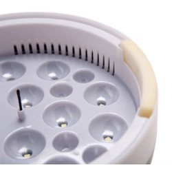 Poloautomatická mini digitální líheň YZ9-9 s digitálním teploměrem. Pro 9 velkých vajec.