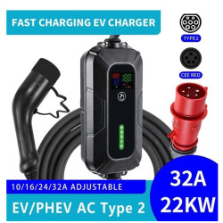 Nabíjecí stanice IMMAX EV/PHEV AC Type 2 22kW cestovní