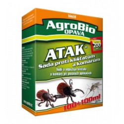 AgroBio OPAVA ATAK - Sada proti klíšťatům a komárům 100+100 ml
