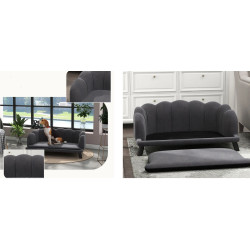 Pohovka pro psy PAWHUT D04-153CG, tmavě šedá, 98,5x60,5x35,5 cm