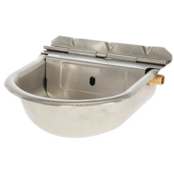 Hladinová napáječka pro ovce, kozy, skot a koně KERBL 221098 - S1098, 2,5l, nerezová