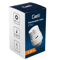Termostatická hlavice GETI GTV02