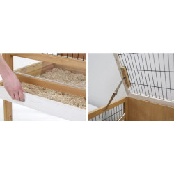 Klec pro králíky a hlodavce KERBL INDOOR DELUXE - jednopatrová