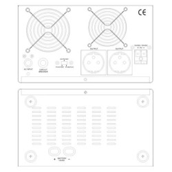 Zdroj záložní GETI GEP701PV sinus 700W nástěnný