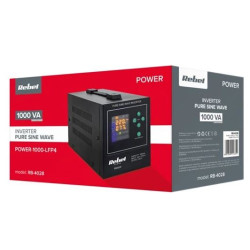 Zdroj záložní REBEL POWER-1000-LFP4 12V 230V 1000VA 700W