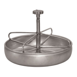 Nerezová krmná miska pro selata KERBL 222854 - 2 l, průměr 26,5 cm