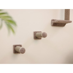 kocici strom na zed kerbl 80919 monte alpi nastenna patra taupe sada 8 ks 7