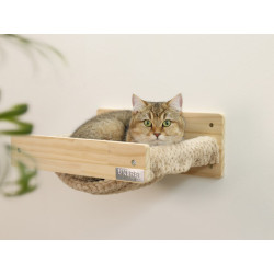 nastenna odpocivadlo pro kocky kerbl 80917 timber 38x33 5x16cm prirodni taupe 2