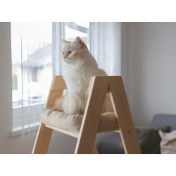 zebrik pro kocky KERBL 80921 134x39 5x97cm prirodni bezova 3