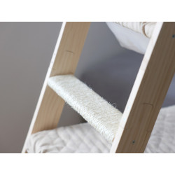 zebrik pro kocky KERBL 80921 134x39 5x97cm prirodni bezova 6