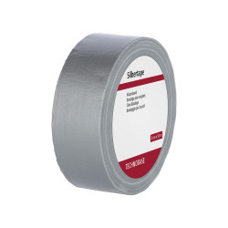 Textilní páska na paznechty KERBL 16385 SILBERTAPE, 50mm/50m, stříbrná