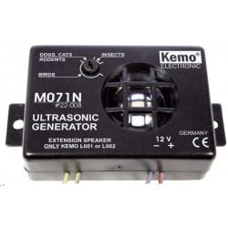 Ultrazvukové zařízení pro odpuzení obtížného hmyzu Kemo M071N, dosah 40 m