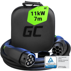 Nabíjecí kabel Typ 2 - 11kW - 7m, Green Cell EVKABGC04