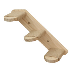 Dřevěný žebřík pro kočky KERBL 80916 TIMBER, délka 38 cm, s jutou